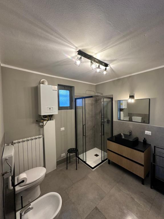 Koupelna v ubytování B&B Orchidea Bianca