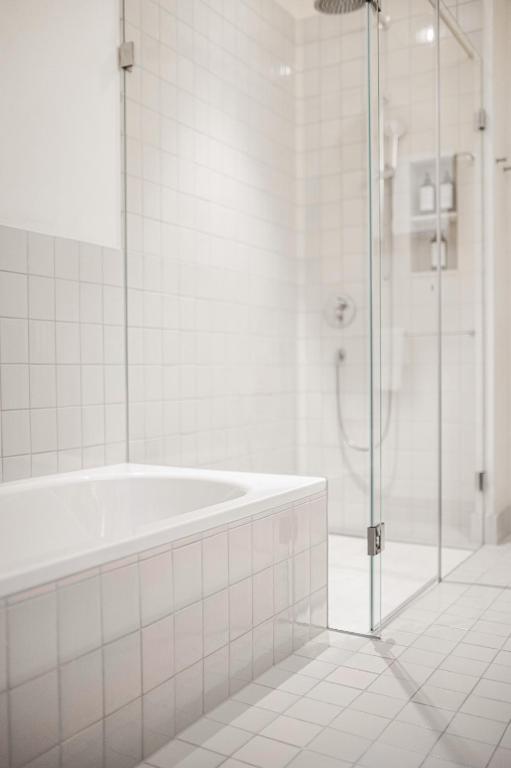 Koupelna v ubytování Hotel Maistra 160