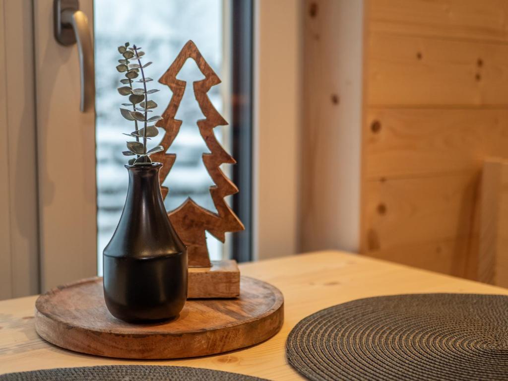 Postel nebo postele na pokoji v ubytování Haus Becken