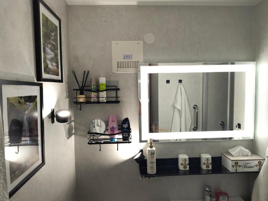 Koupelna v ubytování Appartement Herrlich