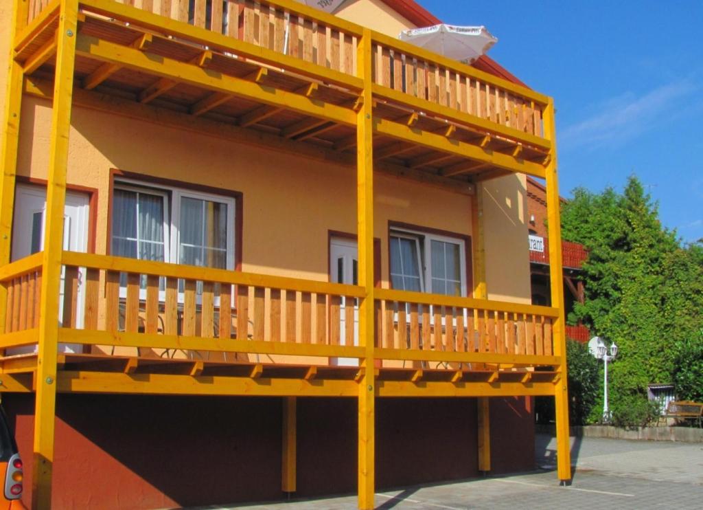 Balkón nebo terasa v ubytování Hotel-Restaurant Christine