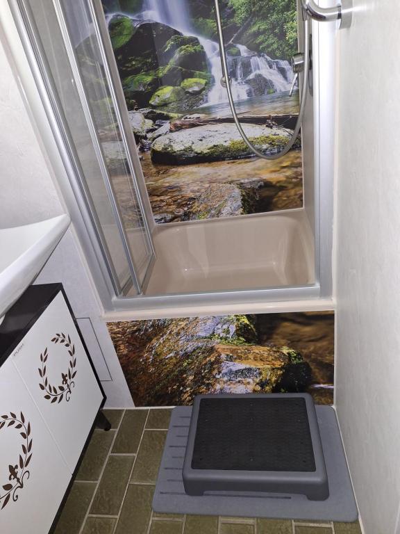 Koupelna v ubytování Appartement Herrlich