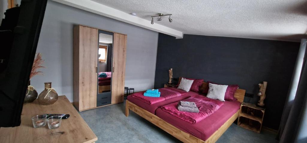 Posteľ alebo postele v izbe v ubytovaní Appartement Gletscher-Koje