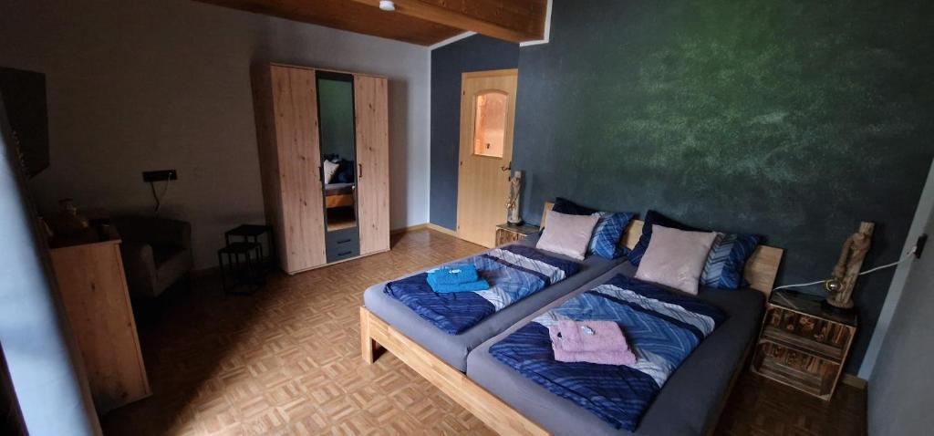 Posteľ alebo postele v izbe v ubytovaní Appartement Gletscher-Koje