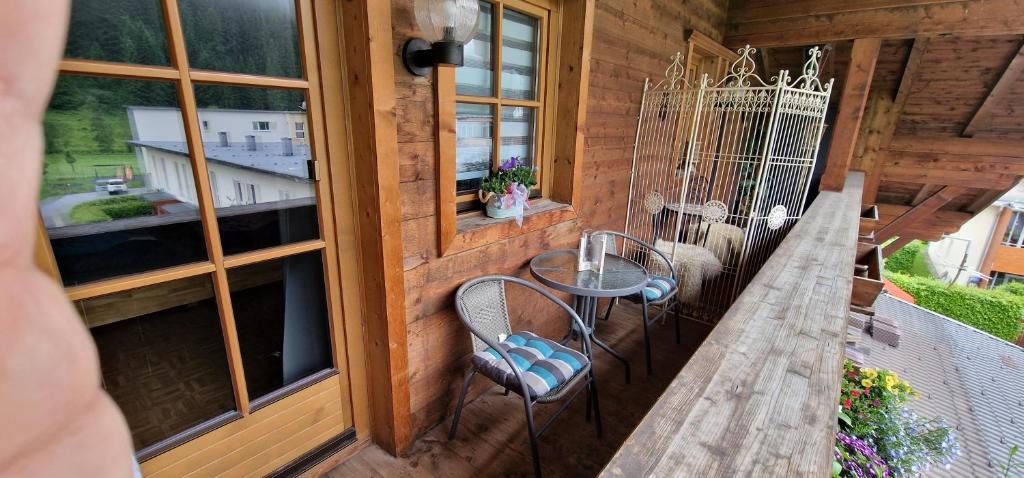 Balkón alebo terasa v ubytovaní Appartement Gletscher-Koje