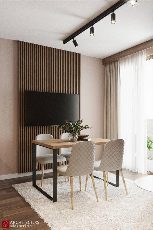 A television and/or entertainment centre at Apartmani Balevic