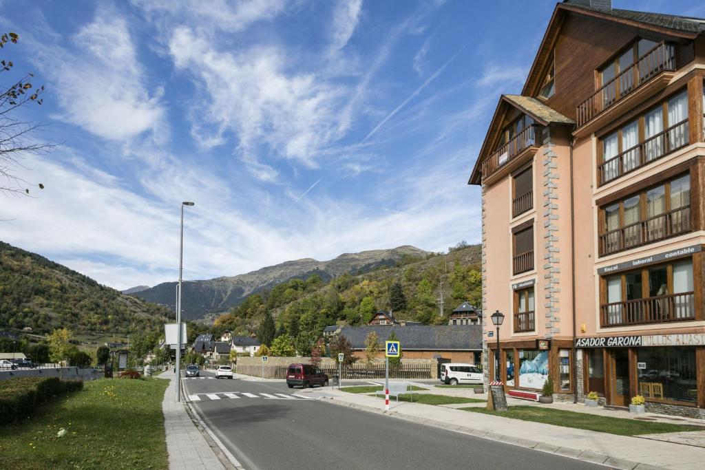Nespecifikovaný výhled na hory nebo výhled na hory při pohledu z apartmánu