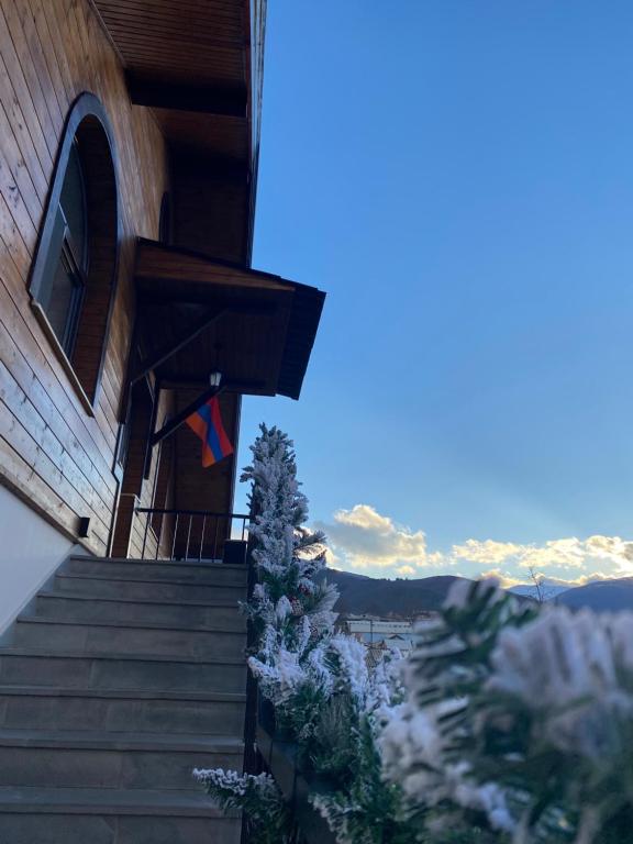 Nespecifikovaný výhled na hory nebo výhled na hory při pohledu z bed and breakfast