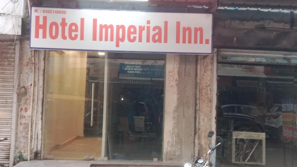 a hotel imperial inn sign in front of a building at Hotel Imperial Inn in Ajmer