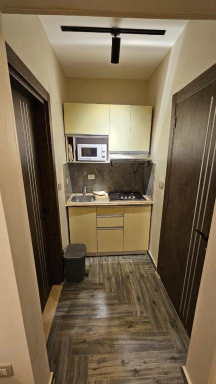 Kuchyň nebo kuchyňský kout v ubytování Luxury Accommodation