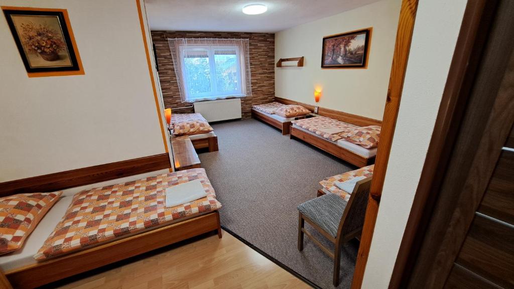 Postel nebo postele na pokoji v ubytování Privát Nataša