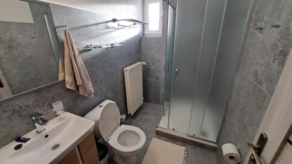 Koupelna v ubytování Privát Nataša
