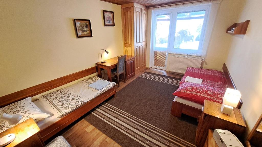 Postel nebo postele na pokoji v ubytování Privát Nataša