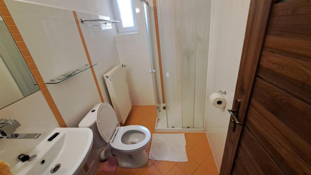 Koupelna v ubytování Privát Nataša