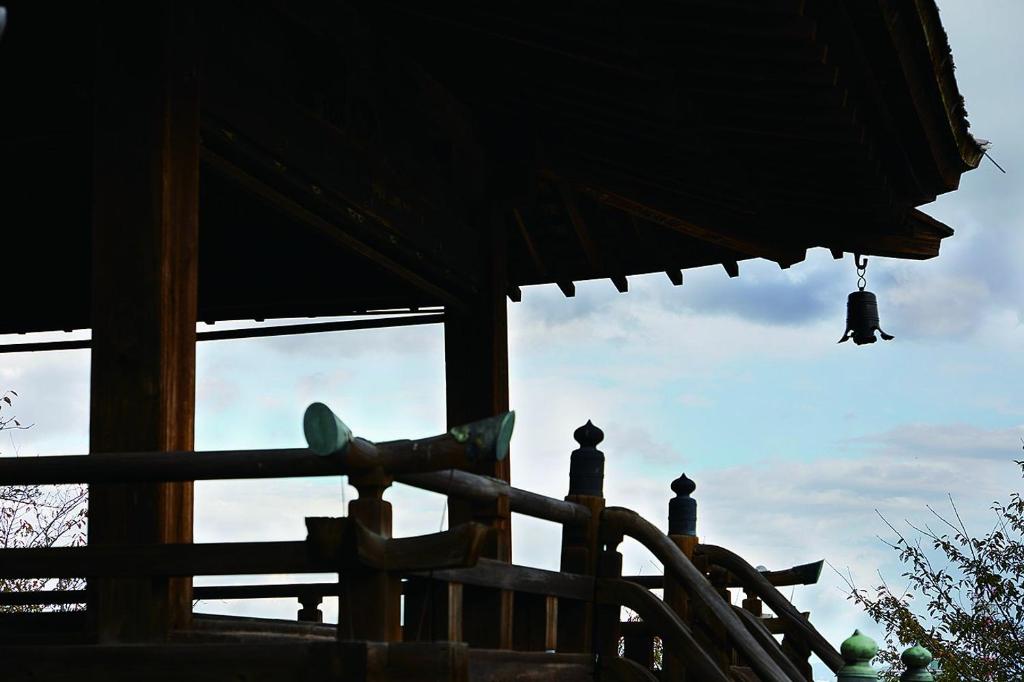 Balkón nebo terasa v ubytování Temple-stay WAQOO Mii-dera