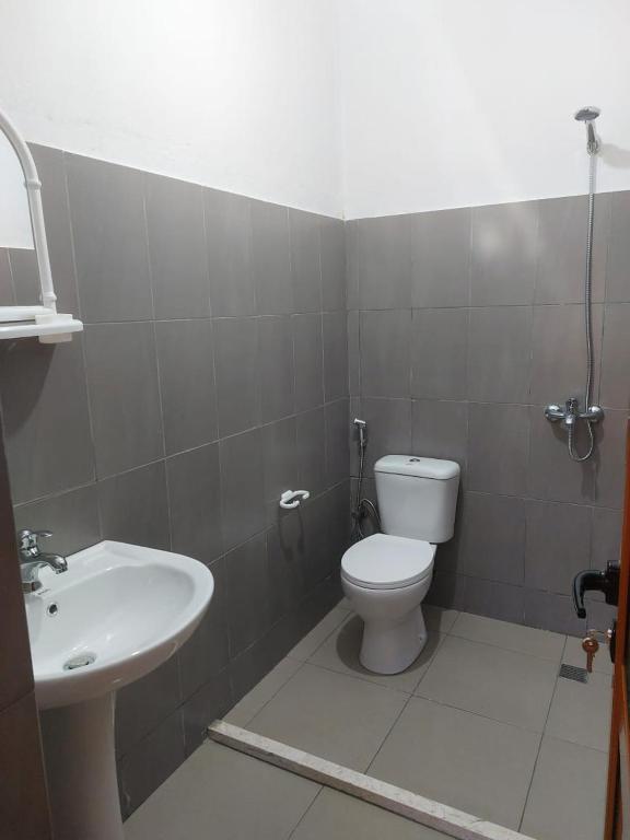 Koupelna v ubytování Guest House Xhaferaj