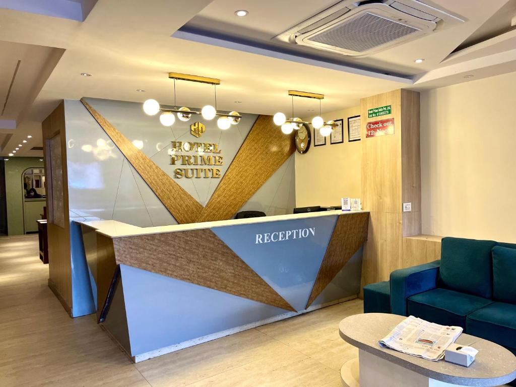 Posezení v ubytování Hotel Prime Suite
