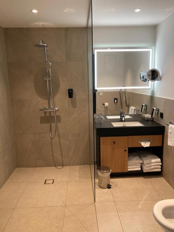 Koupelna v ubytování Best Western Parkhotel Hagenberg