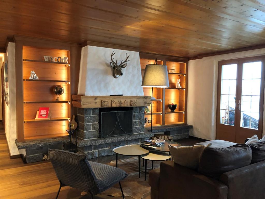 Posedenie v ubytovaní Chalet Acadia