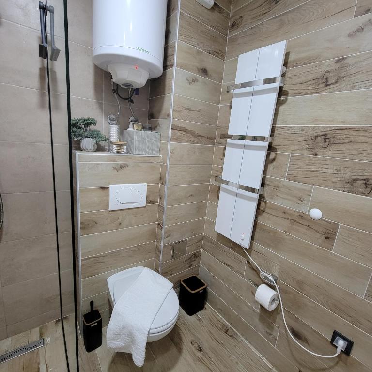 Koupelna v ubytování PIK Apartmani - Milmari