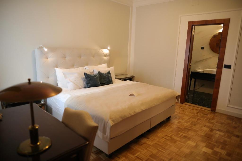 Krevet ili kreveti u jedinici u okviru objekta Hotel Majestic