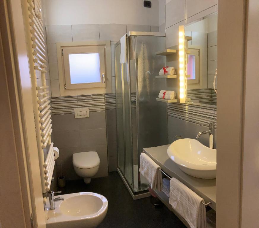 Koupelna v ubytování B&B Nuova Ostiglia