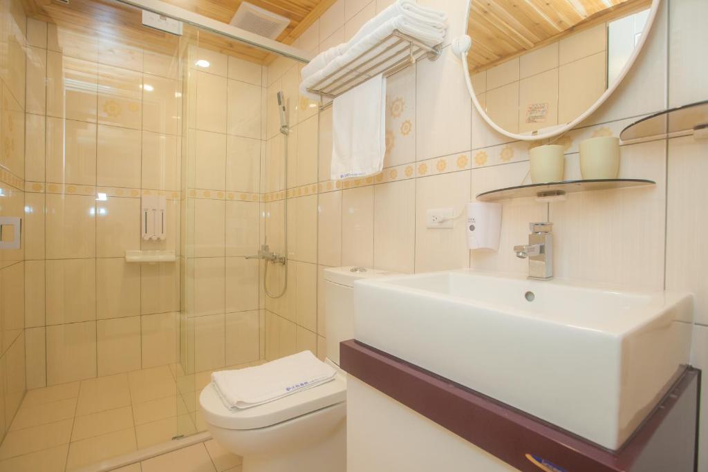 Koupelna v ubytování Waterfront Guesthouse