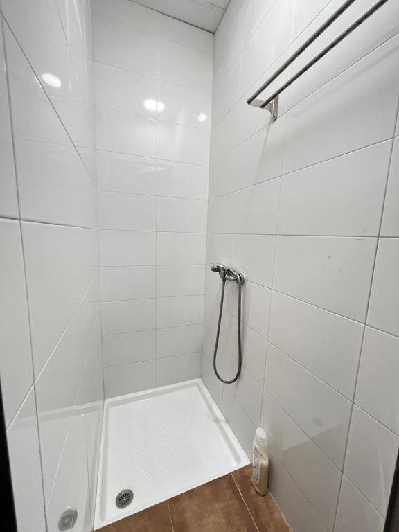 Koupelna v ubytování Hostal Milan