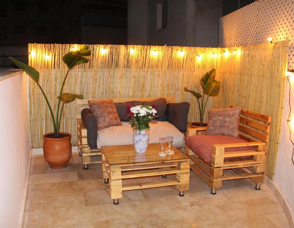 Зона вітальні в Appartement Luxe - Casablanca