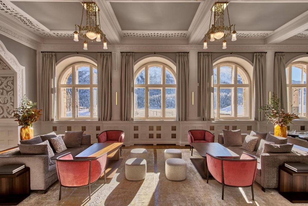 Posezení v ubytování Hotel GRACE LA MARGNA ST MORITZ