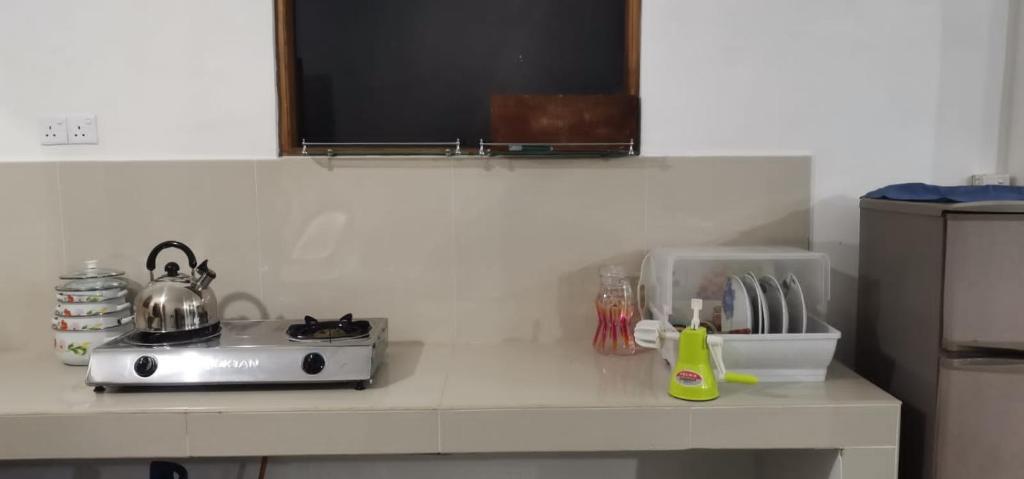 Kuchyň nebo kuchyňský kout v ubytování Gagana Villa