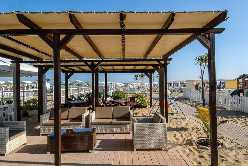 Balkon lub taras w obiekcie Park Hotel
