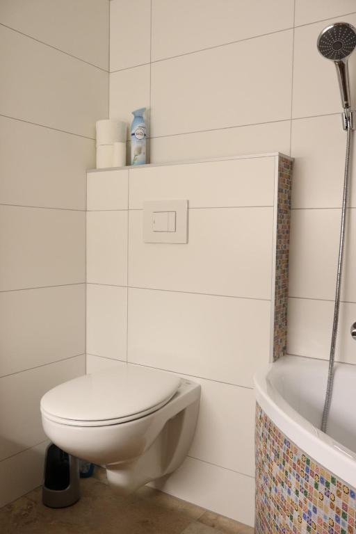 Koupelna v ubytování Ferienhaus Ella