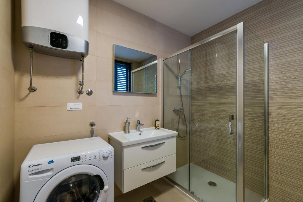 Kúpeľňa v ubytovaní Apartment LuNi