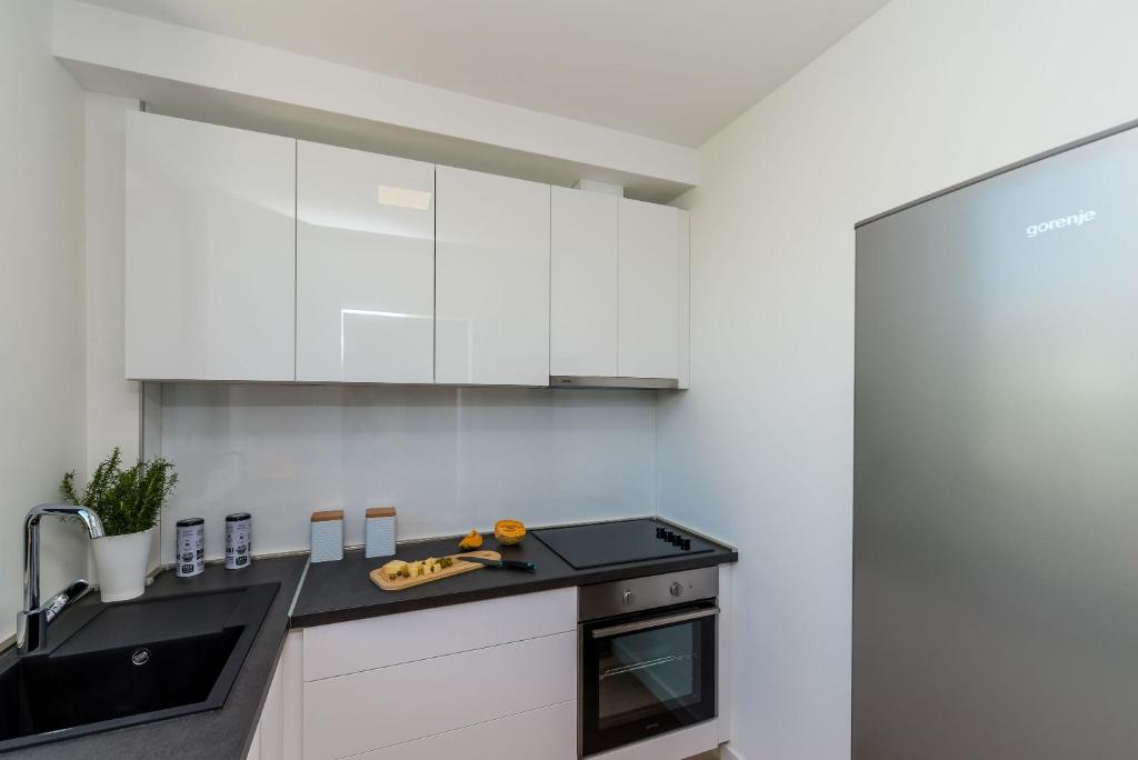 Kuchyňa alebo kuchynka v ubytovaní Apartment LuNi
