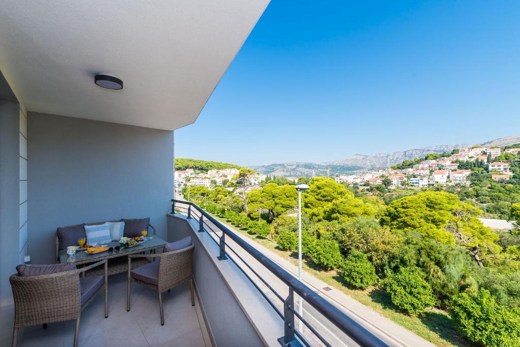 Balkón alebo terasa v ubytovaní Apartment LuNi