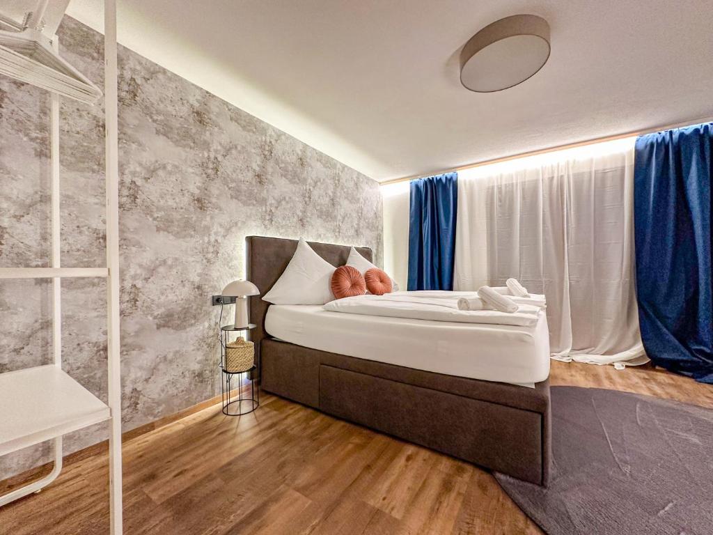 Postel nebo postele na pokoji v ubytování Zillertal Center Apartment Villa