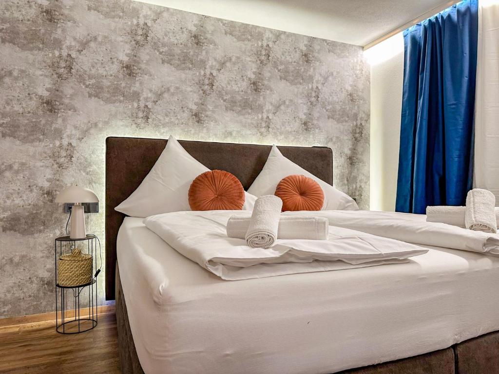Postel nebo postele na pokoji v ubytování Zillertal Center Apartment Villa