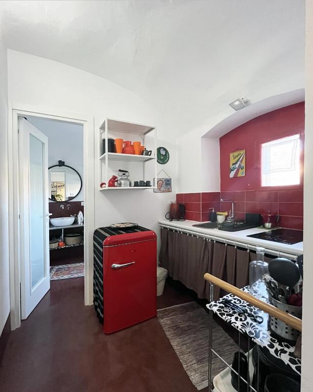 Kuchnia lub aneks kuchenny w obiekcie Trìcora Sicilian B&B