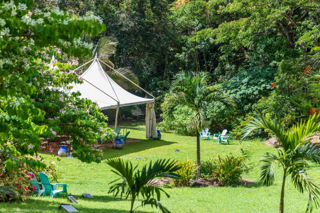 Zahrada ubytování Martinique Treehouse