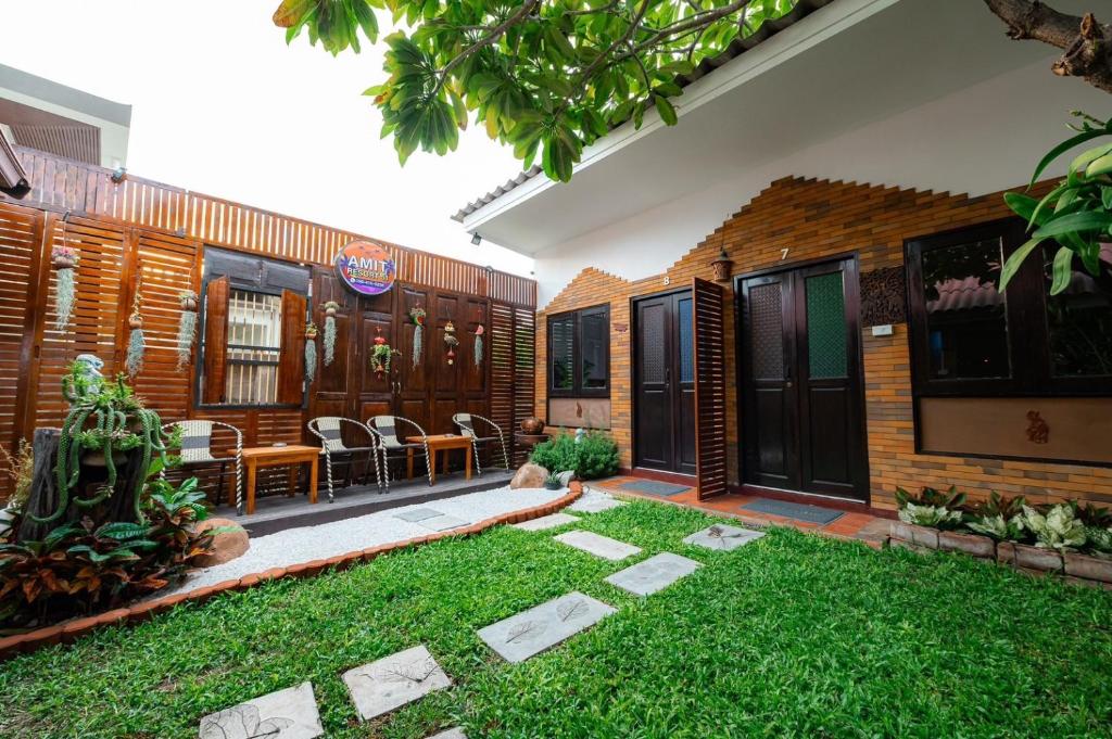 Zahrada ubytování Amit Resort 51 Hua Hin