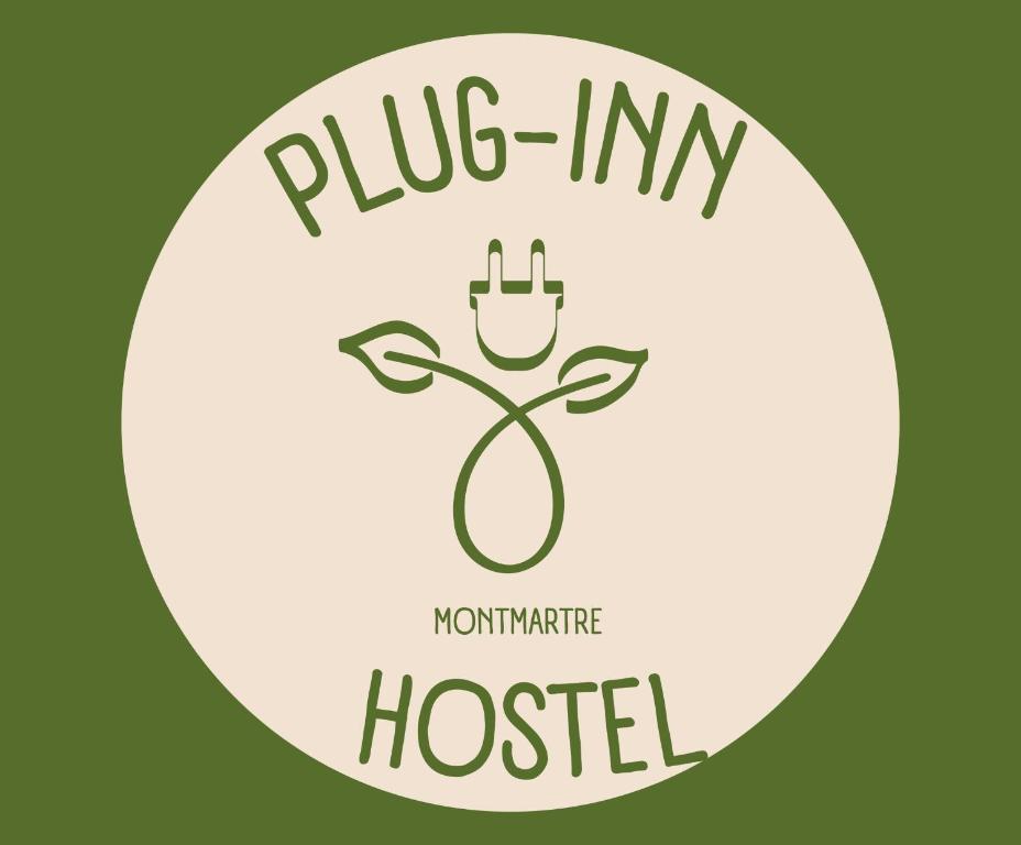 a logo for a hospital with a plug in my hostel at Plug inn Montmartre by Hiphophostels in Paris