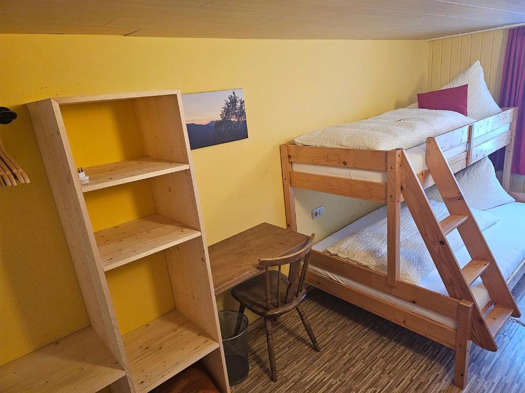 Postel nebo postele na pokoji v ubytování Ferienhaus Schwendehof