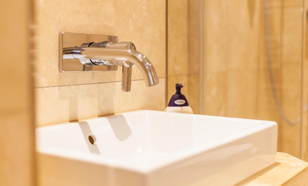 Koupelna v ubytování Hotel Friese