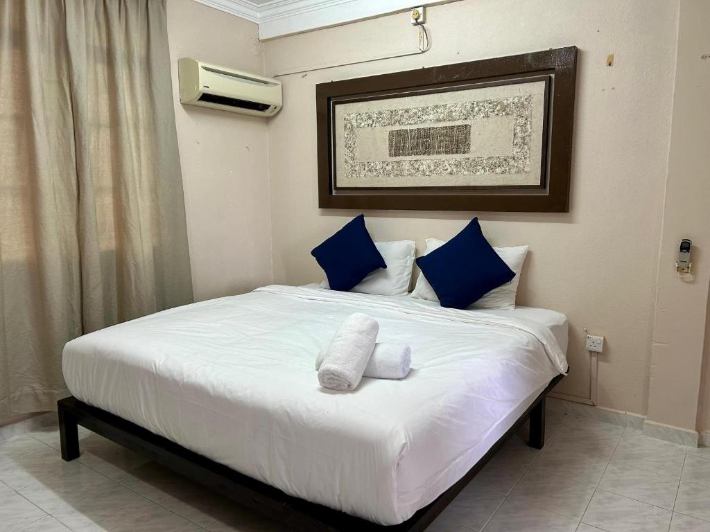Кровать или кровати в номере Rhu Dormitory
