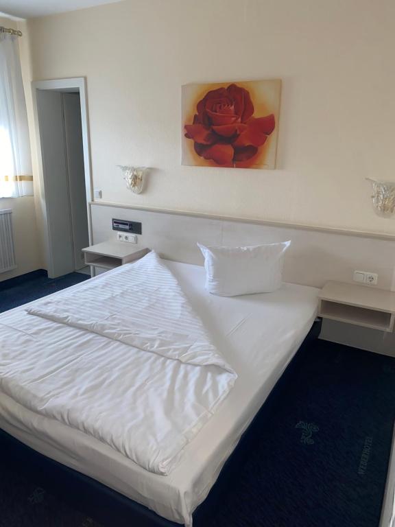 Postel nebo postele na pokoji v ubytování Weber Residenz