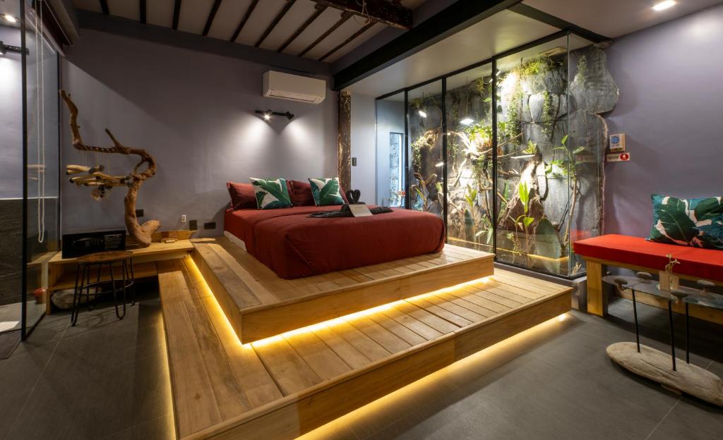 Posezení v ubytování Rockinnest Hotel El Nido