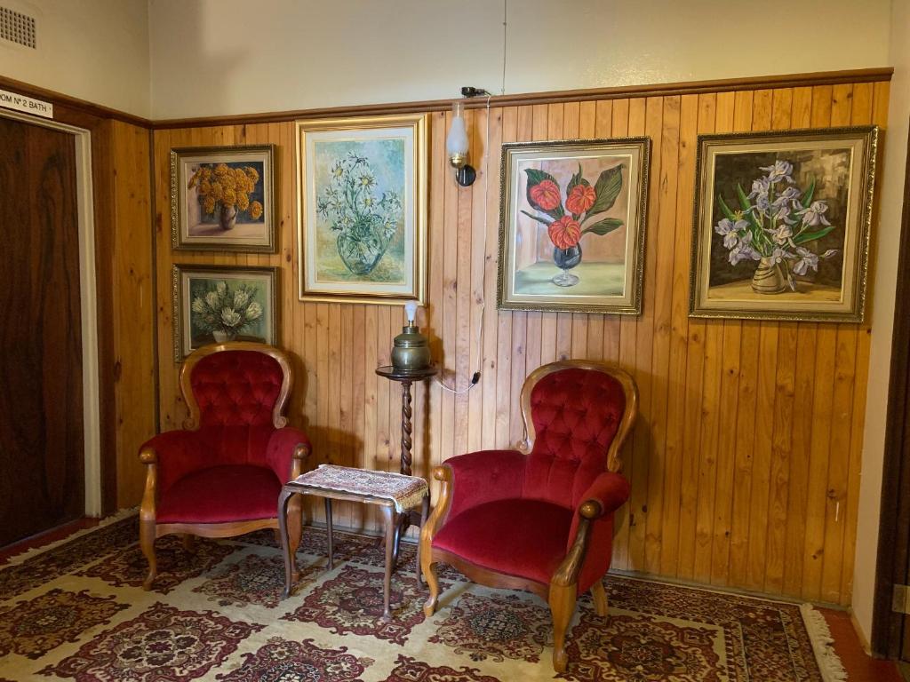 Posezení v ubytování Hotel De Rust