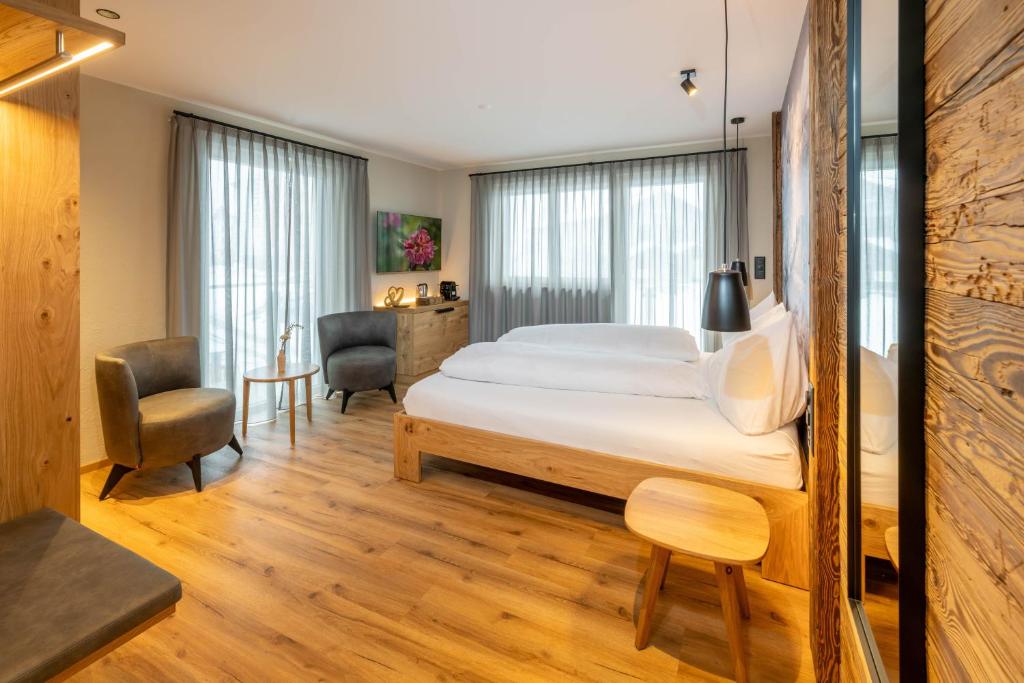 Voodi või voodid majutusasutuse Mountain Lodge toas