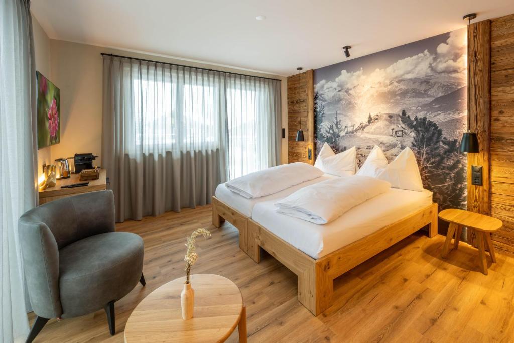 Voodi või voodid majutusasutuse Mountain Lodge toas
